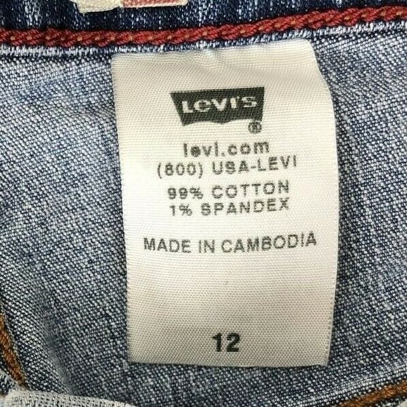 Women's Levi's Classic Slim Capris Size 12 Jeans - Picture 4 of 7